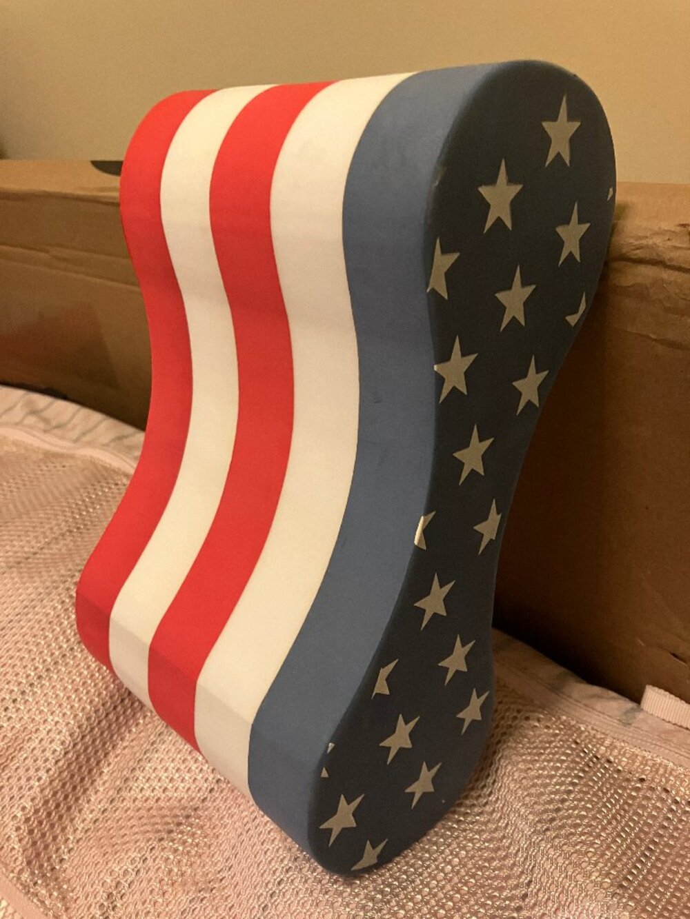 TYR Swimming Pull Float/Buoy/Training Aid (Patriotic USA)